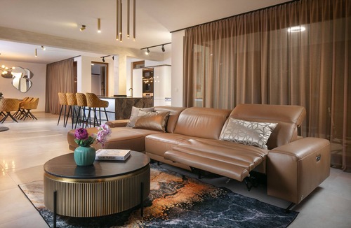 Vir Apartment | Luxe 5-Star Retreat: 4-Bed Apt. with Panoramic Sea View and 2 swimming pools