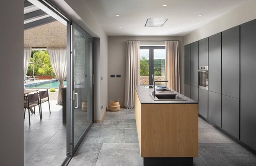 Ripenda Verbanci House | Luxurious home in Labin with private swimming pool, can be inside or outside
