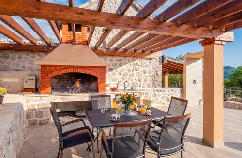 Vid House | Luxurious home in Vid with private swimming pool, can be inside or outside