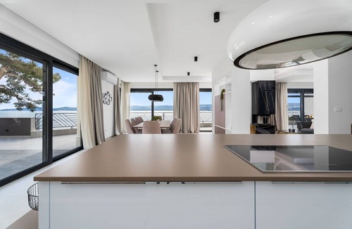 Lokva Rogoznica Villa | Luxury Beachfront Villa Euphorica Omis with Pool