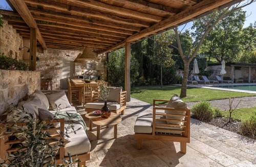 Visnjan Villa | Luxury Istrian Stone Villa Catalpa with Heated Pool, Large Private Retreat