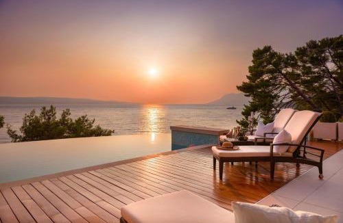 Brela Villa | Luxury seafront villa Brela Pride with heated pool