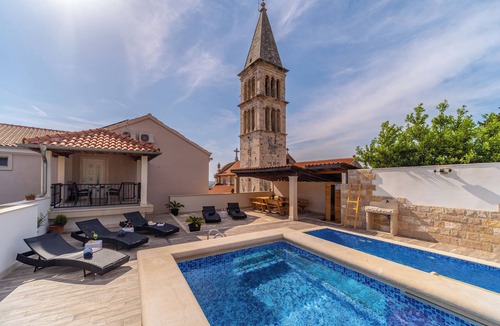 Nerezise Villa | Luxury Villa David with private boat, heated pool, whirlpool and sauna