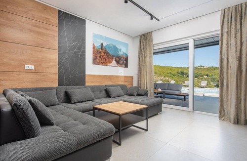 Podstrana Villa | Luxury villa Natali with pool, terrace and sea view