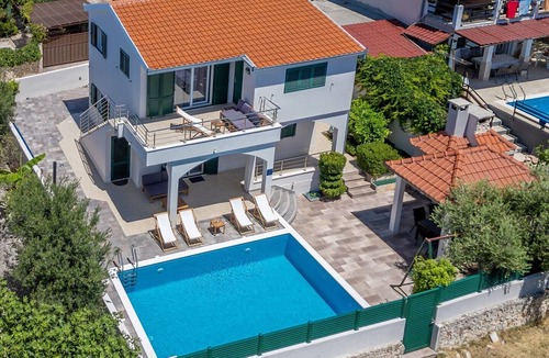 Sevid Villa | Luxury Villa Sea Flower with a private heated pool, grill, and summer kitchen.