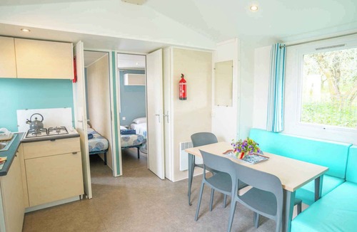 Seget Vranjica House | Mobile home with air conditioning, terrace, and pool