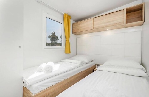 Omisalj House | Mobile Homes in Camping Omisalj, island Krk, with swimmingpool