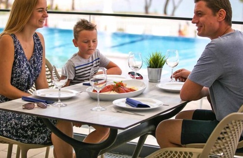 Omisalj House | Mobile Homes in Camping Omisalj, island Krk, with swimmingpool