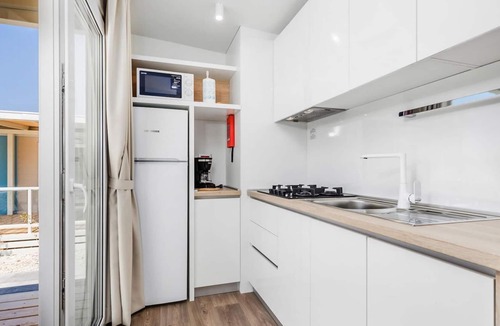 Omisalj House | Mobile Homes in Camping Omisalj, island Krk, with swimmingpool