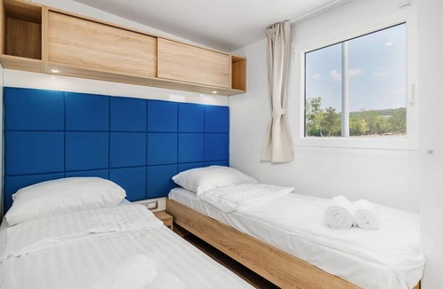 Omisalj House | Mobile Homes in Camping Omisalj, island Krk, with swimmingpool