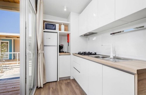 Omisalj House | Mobile Homes in Camping Omisalj, island Krk, with swimmingpool
