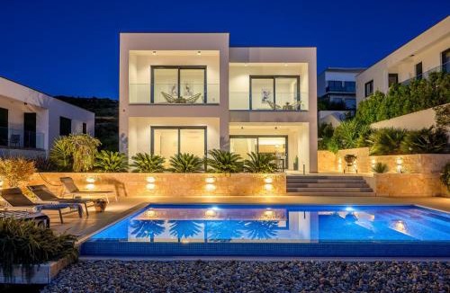 Razanj Villa | NEW, Luxury Villa for 8 with Heated Pool & Spectacular Sea Views
