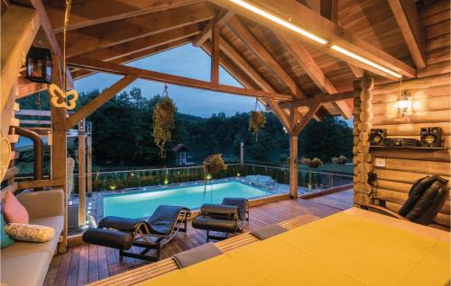 Generalski Stol House | Nice Home In Gornji Zvecaj With Sauna