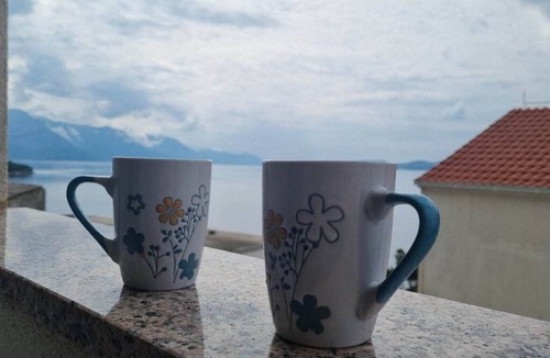 Ruskamen Apartment | One bedroom apartment with balcony and sea view Lokva Rogoznica, Omiš (A-25499-b)