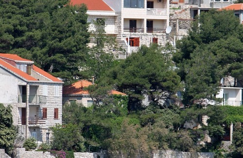 Sobra Apartment | One bedroom apartment with balcony and sea view Sobra, Mljet (A-600-b)