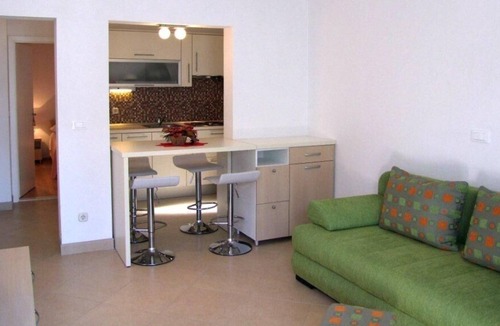 Baska Voda Apartment | One bedroom apartment with balcony and sea view Baška Voda, Makarska (A-12914-d)