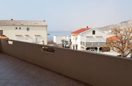 Metajna Apartment | One bedroom apartment with terrace and sea view Metajna, Pag (A-4120-c)