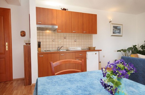 Novalja Apartment | One bedroom apartment with terrace and sea view Novalja, Pag (A-9349-a)