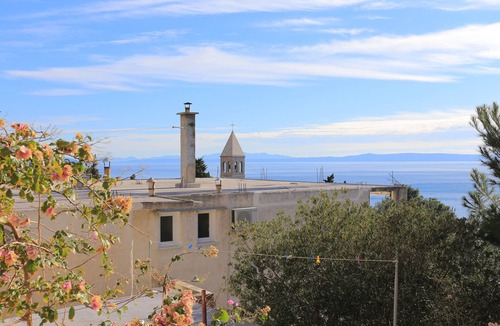 Brela Apartment | One bedroom apartment with terrace and sea view Brela, Makarska (A-18495-d)