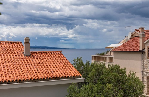 Brela Apartment | One bedroom apartment with terrace and sea view Brela, Makarska (A-22910-a)
