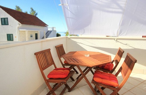 Stankovici Apartment | One bedroom apartment with terrace and sea view Orebić, Pelješac (A-10251-a)