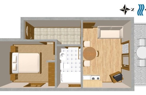 Mastrinka Apartment | One bedroom apartment with balcony and sea view Mastrinka, Čiovo (A-2042-b)