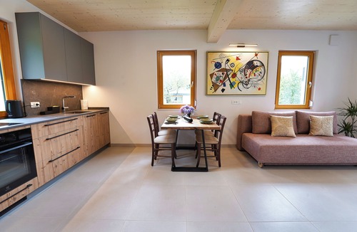 Bovec Apartment | One-Bedroom Apartment with Stunning Mountain View and Large Private Terrace