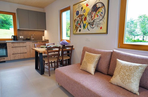 Bovec Apartment | One-Bedroom Apartment with Stunning Mountain View and Large Private Terrace
