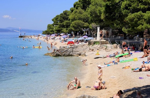 Brela Apartment | One bedroom apartment with terrace and sea view Brela, Makarska (A-6884-a)