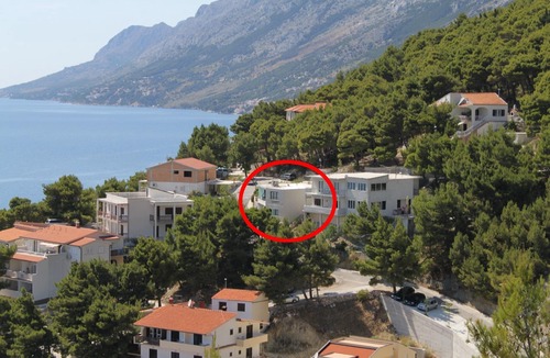 Brela Apartment | One bedroom apartment with terrace and sea view Brela, Makarska (A-6907-a)