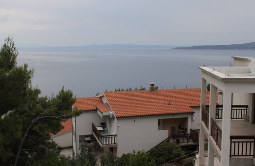 Brela Apartment | One bedroom apartment with terrace and sea view Brela, Makarska (A-6907-a)