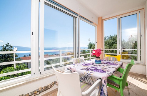 Ravni Apartment | One bedroom apartment with terrace and sea view Ravni, Labin (A-12891-a)