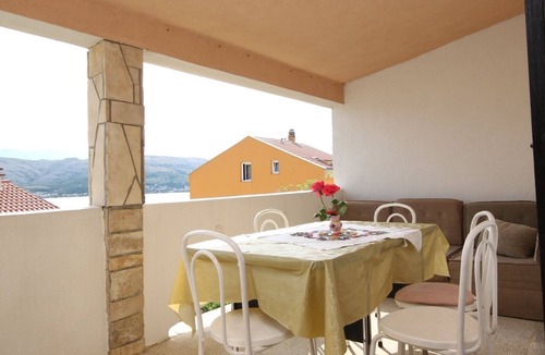 Pag Apartment | One bedroom apartment with terrace and sea view Pag (A-6326-b)
