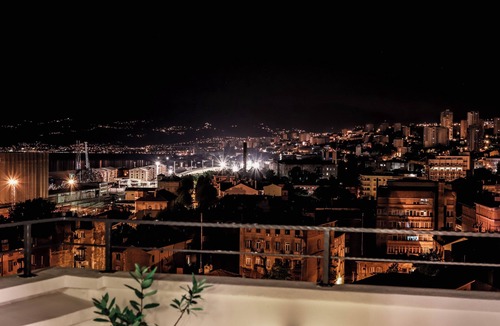 Rijeka Apartment | Panoramic Sea View Penthouse with Free Parking