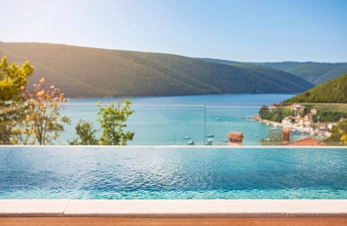 Trget Villa | Pool Villa Royal Blue/w Panoramic Sea View, Labin, Croatia
