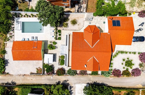 Grebastica House | Private villa: 4 bedrooms, private pool (8x4m), 100m walk to the beach, sea view