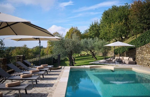 Sterna Villa | Private Villa with private pool, hot tub, A/C, WIFI, TV, terrace, pets allowed, panoramic view