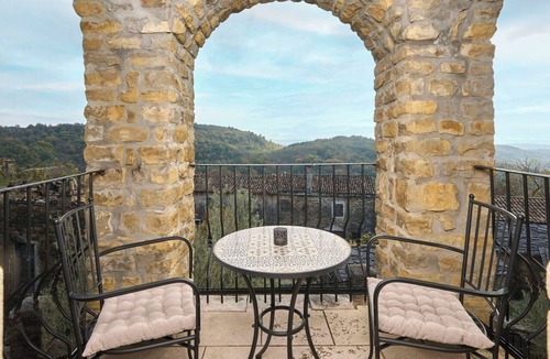 Sterna Villa | Private Villa with private pool, hot tub, A/C, WIFI, TV, terrace, pets allowed, panoramic view