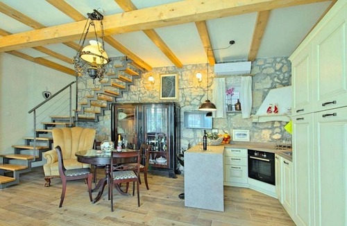 Vrsar House | Rustic and modern stone house only 300 metres to the beach with sea view, barbecue, terrace
