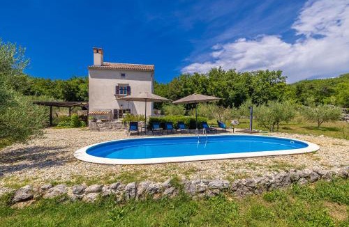 Nenadici House | Rustic Holiday house Harmonie with private pool and large garden - Kapovci, Island Krk