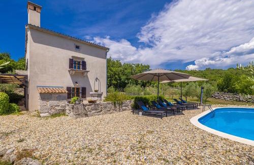 Nenadici House | Rustic Holiday house Harmonie with private pool and large garden - Kapovci, Island Krk