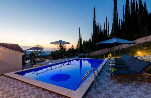 Vodovađa Villa | Rustic villa in Gruda with private pool