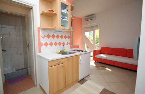 Jurandvor Apartment | Studio flat with air-conditioning Baška, Krk (AS-3225-a)