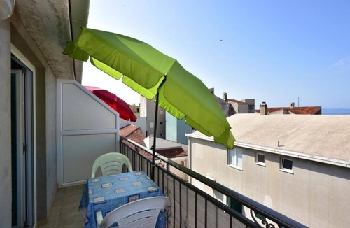 Zelenka Apartment | Studio flat with balcony and sea view Makarska (AS-24785-a)