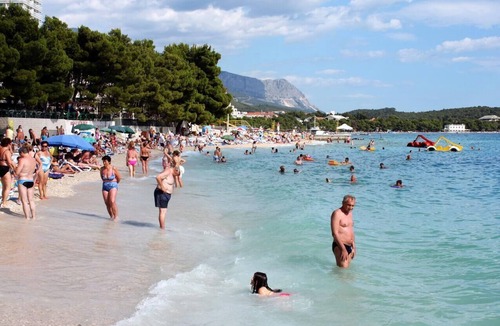 Zelenka Apartment | Studio flat with balcony Makarska (AS-24785-b)
