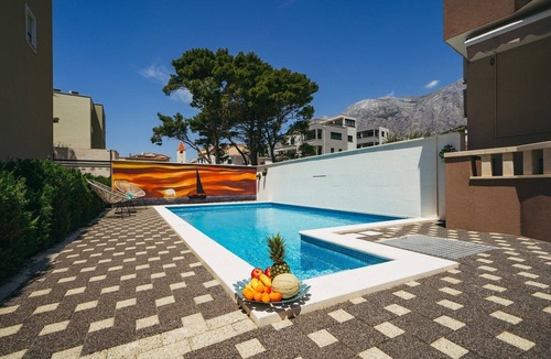 Promajna Apartment | Studio flat with balcony Promajna, Makarska (AS-20882-c)