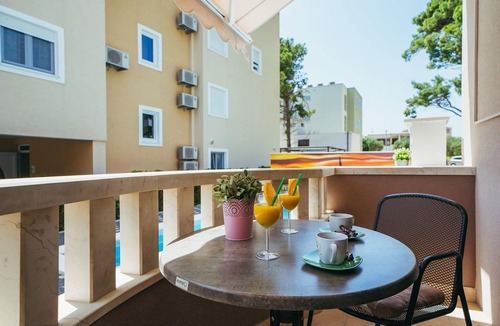Promajna Apartment | Studio flat with balcony Promajna, Makarska (AS-20882-c)