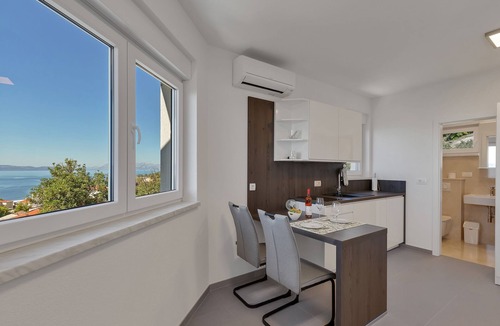 Podgora Apartment | Studio flat with balcony and sea view Podgora, Makarska (AS-18920-a)