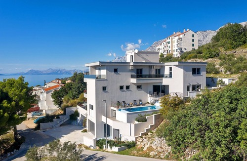 Podgora Apartment | Studio flat with balcony and sea view Podgora, Makarska (AS-18920-a)