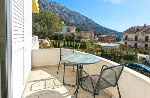 Igrane Apartment | Studio flat with balcony and sea view Igrane, Makarska (AS-20014-a)